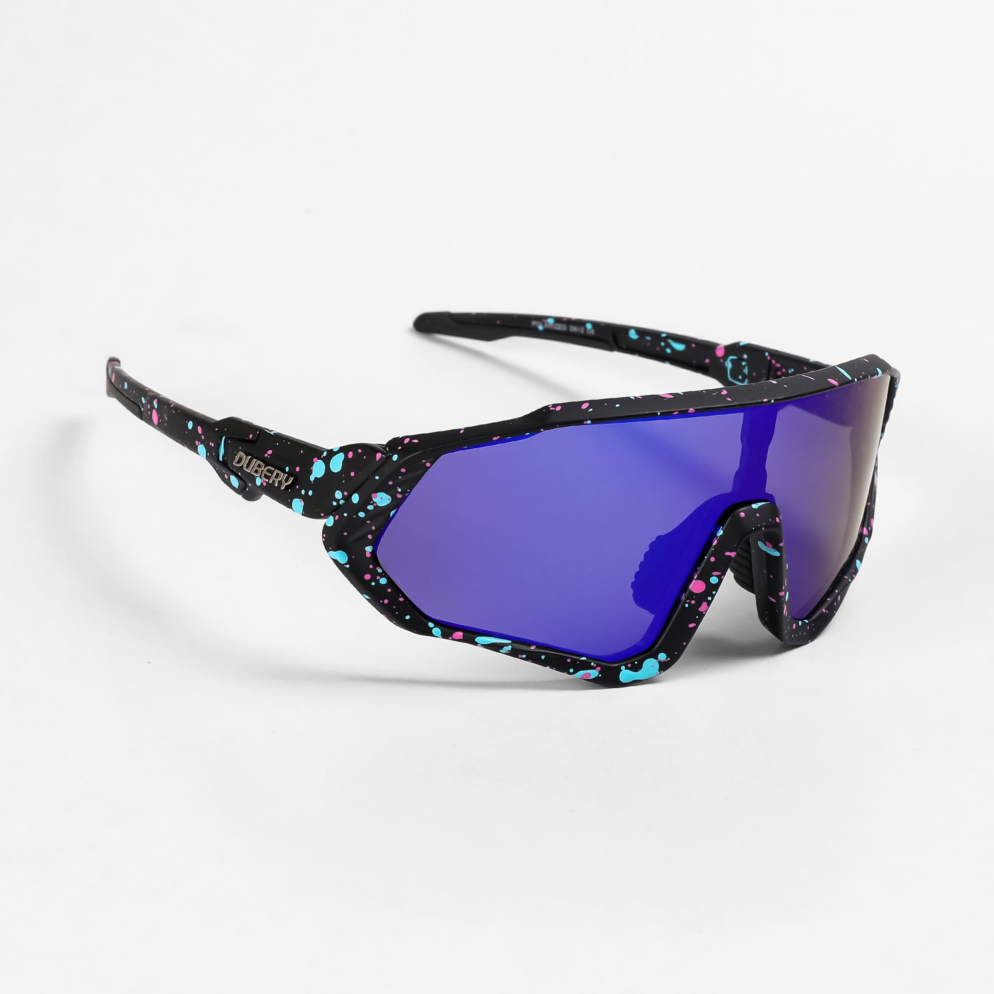 Sporty Polarized Design Sunglass-D612 Blue Printed by Dubery – Rs1,600 | Lookscart Nepal