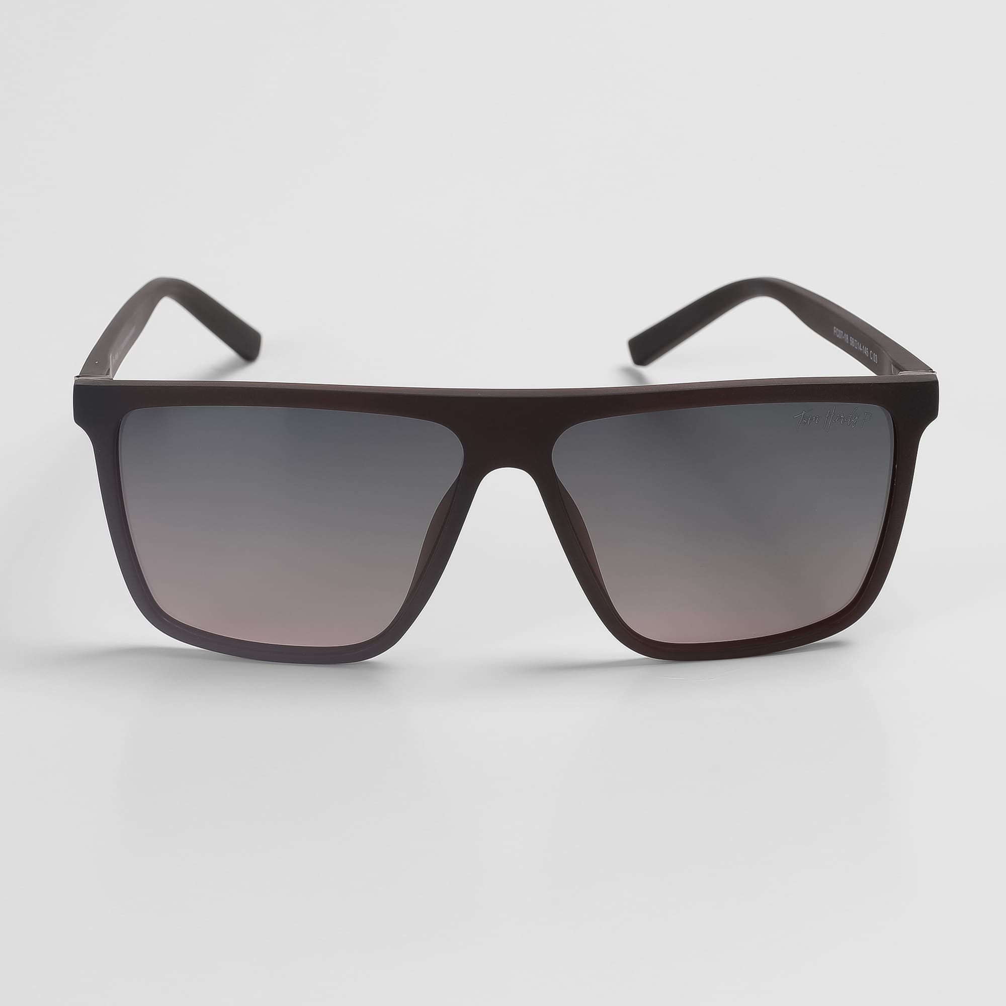 Men's Matte Black Flat Top Square Polarzed Sungasses-FC07-18 by Tom Hardy – Rs2,500 | Lookscart Nepal