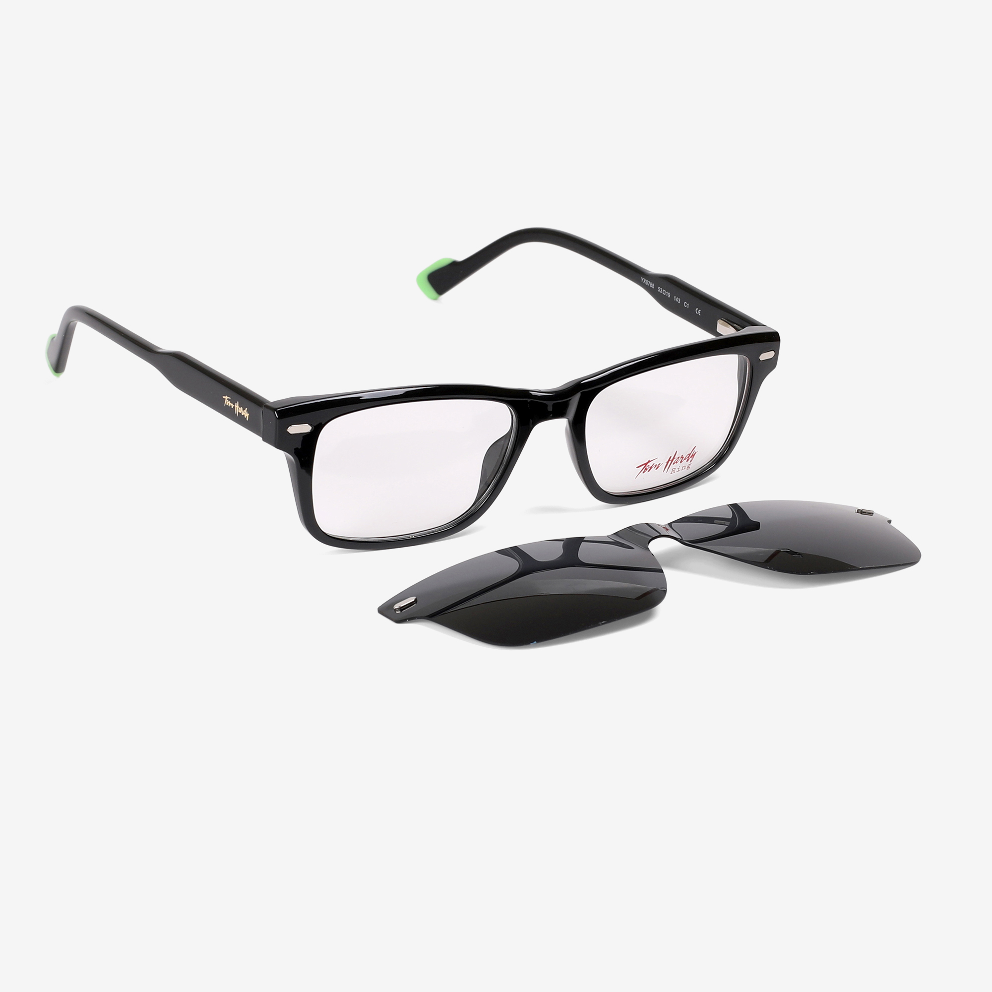 Tom Hardy Acetate Magnetic Frame With Polarized Clipon -YX0788 by Tom Hardy – Rs2,500 | Lookscart Nepal